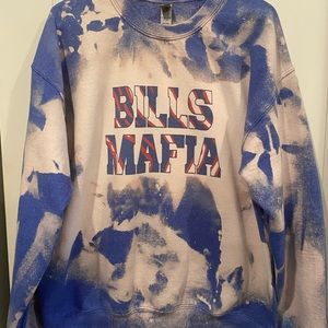 Buffalo Bills Bills Mafia bleached sweatshirt